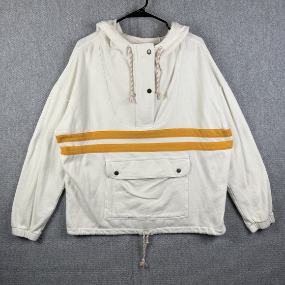 Faherty Tops - Faherty Sweater Womens XL Daybreak Oversize Hoodie Terry Beach Walk Casual